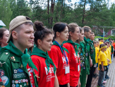 Линейка открытия второй лагерной смены в ДОЛ &laquo;Маяк&raquo;!