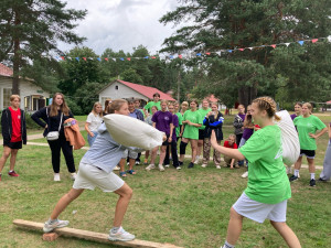 День физкультурника в нашем лагере