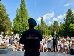 В ДОЛ "Талица" провели учебную пожарную эвакуацию