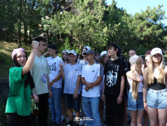 Линейка открытия смены, ДОЛ &laquo;Экспресс&raquo;