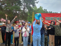 Торжественное открытие 1 лагерной смены в любимом "Юном железнодорожнике"