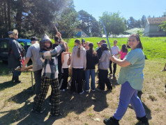 Встреча с волонтерским отрядом "Дорога Добра"