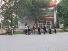 22.06.2023г. в ДОЛ &laquo;Юный железнодорожник&raquo; день начался Линейкой памяти - &laquo;День памяти. День скорби&raquo;. 