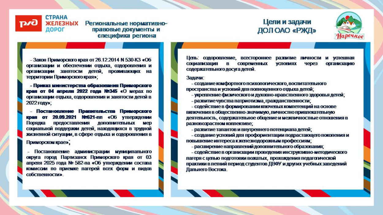 Детский оздоровительный лагерь "Наречное"