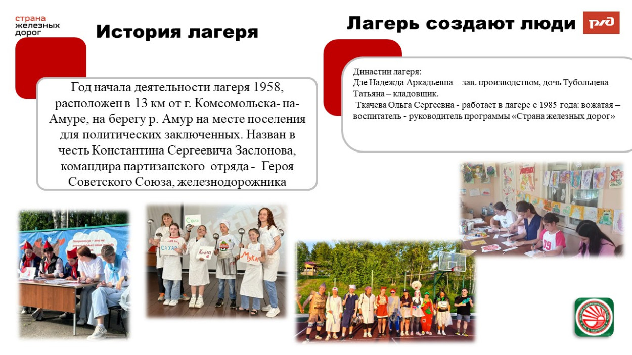 Детский оздоровительный лагерь им. Заслонова ст.Комсомольск