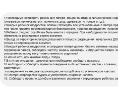 Основное  о летней оздоровительной кампании в лагере "Сосновый бор"