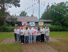 Торжественное открытие 1 лагерной смены в любимом "Юном железнодорожнике"