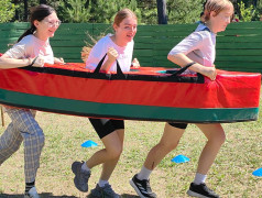 День профсоюза в лагере им. Павлика Морозова: Большие гонки!!!