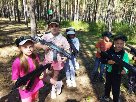 Лазертаг в ДОЛ имени Павлика Морозова 