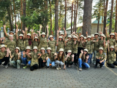 В ДОЛ "Зелёный огонёк" стартовала первая смена &mdash; "Военно-патриотическое лето"!✨