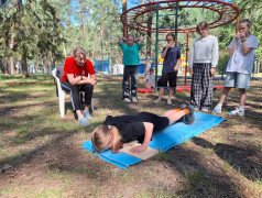 Заряд бодрости и силы: ребята из ДОЛ "Яльчик" активно участвуют в Дне физкультурника и сдают нормы ГТО