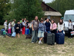 Отъезд из лагеря Яльчик.