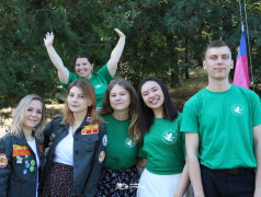 Линейка открытия смены, ДОЛ &laquo;Экспресс&raquo;