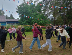 Торжественное открытие 1 лагерной смены в любимом "Юном железнодорожнике"