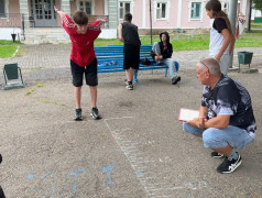 Сдача ГТО в ДОСЛ им. Горького