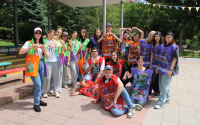 В нашем лагере- уголок ТиН-лиги!