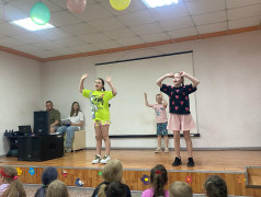 Праздничный концерт посвященный открытию 2 смены лагеря.