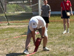 Пожарная эстафета в лагере Яльчик.