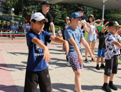 Игра по станциям "Курс на сплочение".  ДОЛ "Бештау"