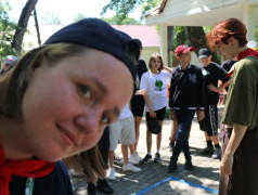 Игра по станциям "Курс на сплочение".  ДОЛ "Бештау"