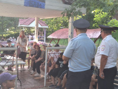 Инструктажи в начале смены. ДОЛ "Бештау"