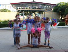 Открытие малых олимпийских игр в ДОЛ "Бештау"