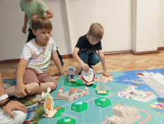 "Суперсила квадронавтов" кульминация  программы "Железнодорожная игротека"