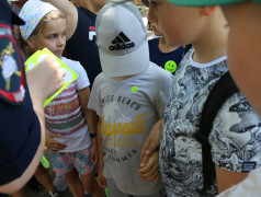 В нашем лагере частые гости в погонах!