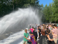 Выездная экскурсия 3-й пожарно-спасательной части в Дол Надежда