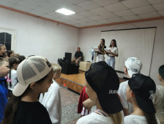 Открытие четвёртой смены в детском лагере Надежда