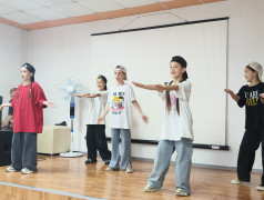 Открытие четвёртой смены в детском лагере Надежда