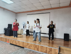 Открытие четвёртой смены в детском лагере Надежда