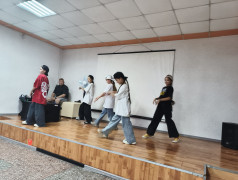 Открытие четвёртой смены в детском лагере Надежда