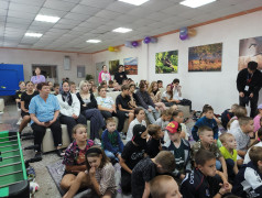 Открытие четвёртой смены в детском лагере Надежда