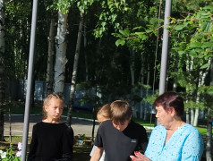 Открытие четвёртой смены в детском лагере Надежда