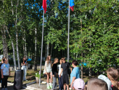 Открытие четвёртой смены в детском лагере Надежда