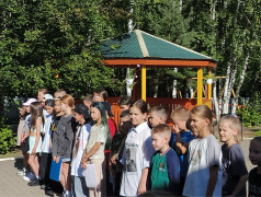 Открытие четвёртой смены в детском лагере Надежда