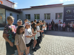 Открытие четвёртой смены в детском лагере Надежда