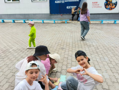 Открытие четвёртой смены в детском лагере Надежда