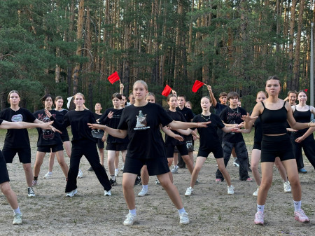 Открытие 3 спортивной смены в ДОЛ 