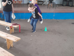 Для детей в ДОЛ "Костёр" были проведены "Весёлые старты"!