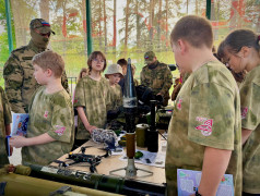 "Каникулы с Росгвардией" в ДОЛ "Зелёный огонёк"