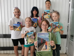 В "Орлёнке" "Волшебная кисточка" учит безопасности на железной дороге! 