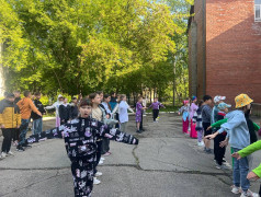 спорт в лагере санатория "Иркутский"