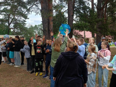 Торжественное открытие 1 лагерной смены в любимом "Юном железнодорожнике"