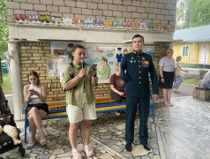Сегодня в лагере был необычный гость &mdash; и провёл урок мужества!