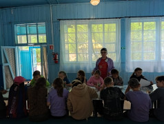 Творческие занятия с психологом в ДОЛ им. Павлика Морозова