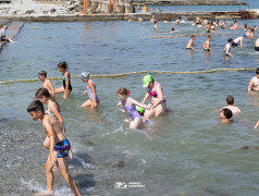 Первое купание в &laquo;Экспрессе&raquo; &ndash; море эмоций!