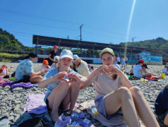 Первый день на море в ДОЛ "Экспресс" П. Солоники: знакомство с морскими правилами!