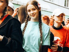 Линейка в честь Дня России 